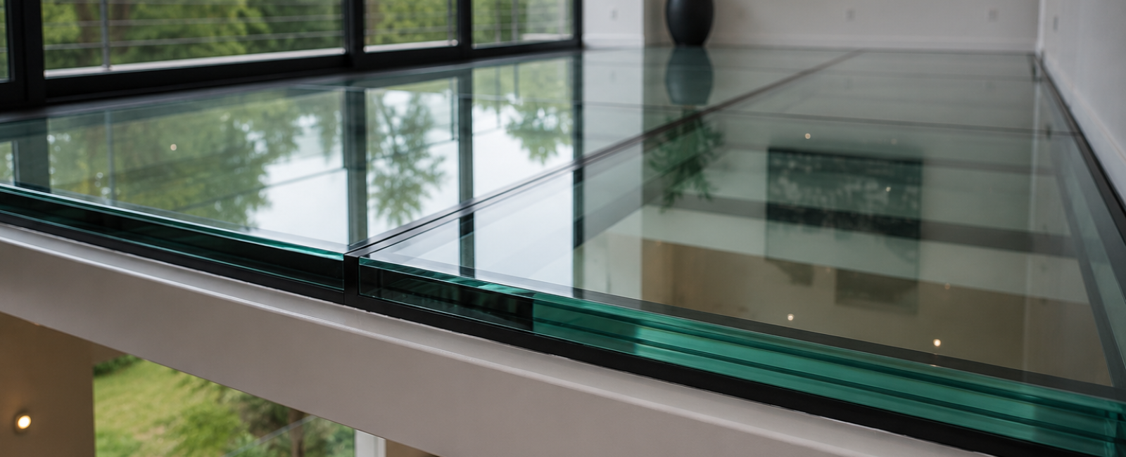 Dalle plancher verre Anglet 1