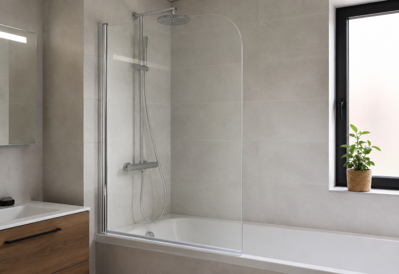 Pare-douche miroiterie sur mesure AMA