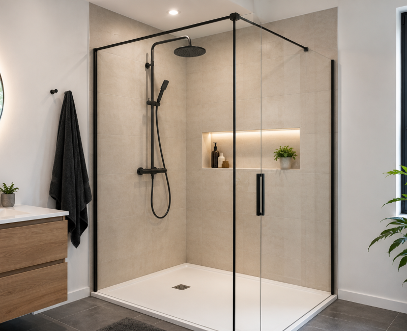 Pare-douche miroiterie AMA Anglet