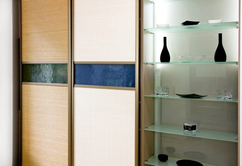 Portes de placard miroiterie habillage verre