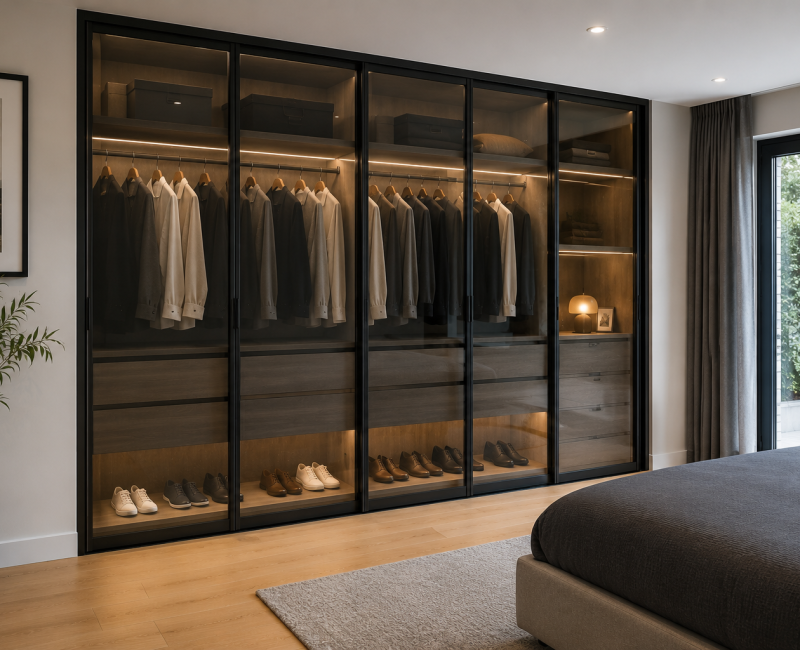 Portes de placard miroiterie sur mesure AMA